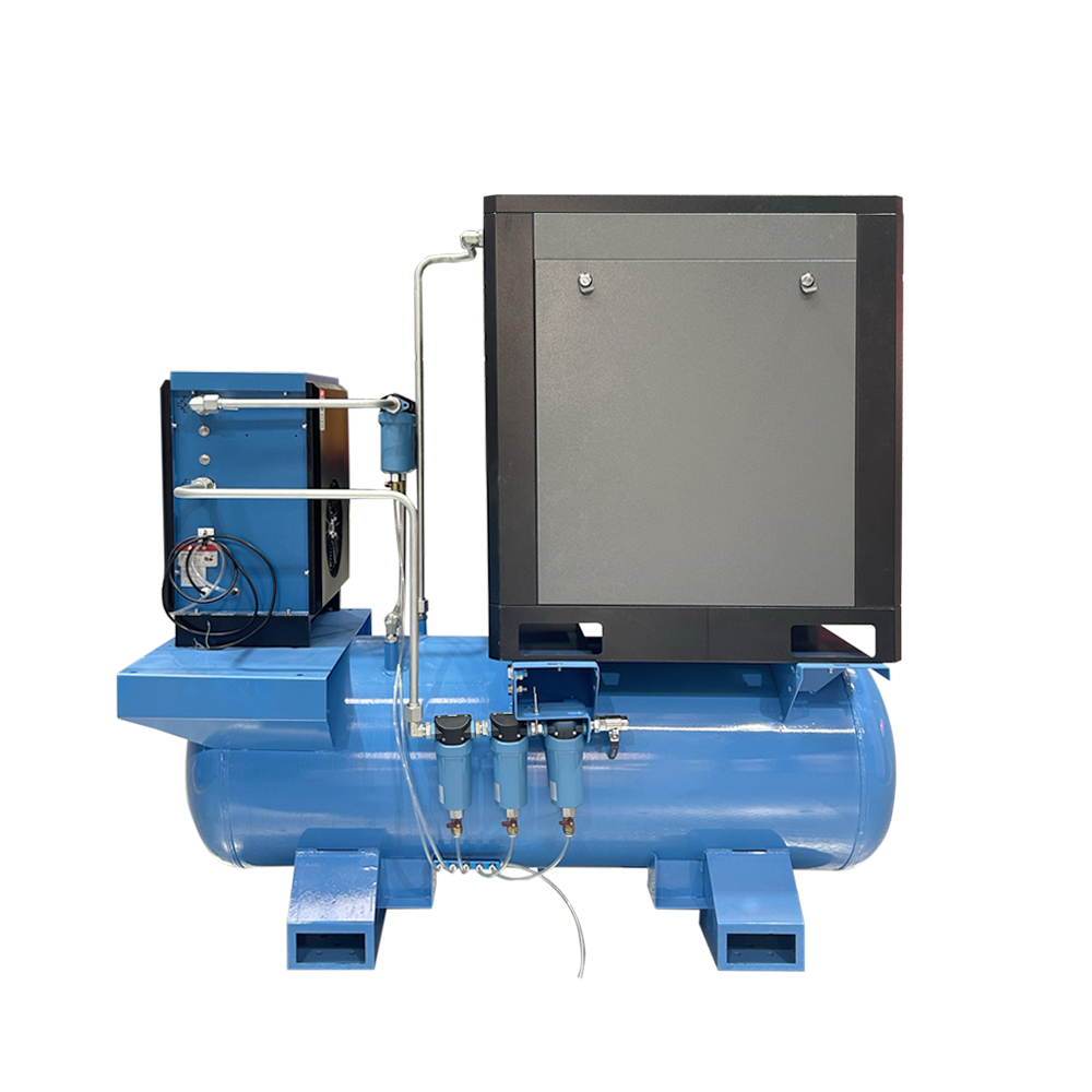 Nanxiang 7.5kw-30kw Screw Type Air Compressor 3-In-1 Portable Screw Air Compressor 13bar All in One Pm Vsd Screw Air Compressor