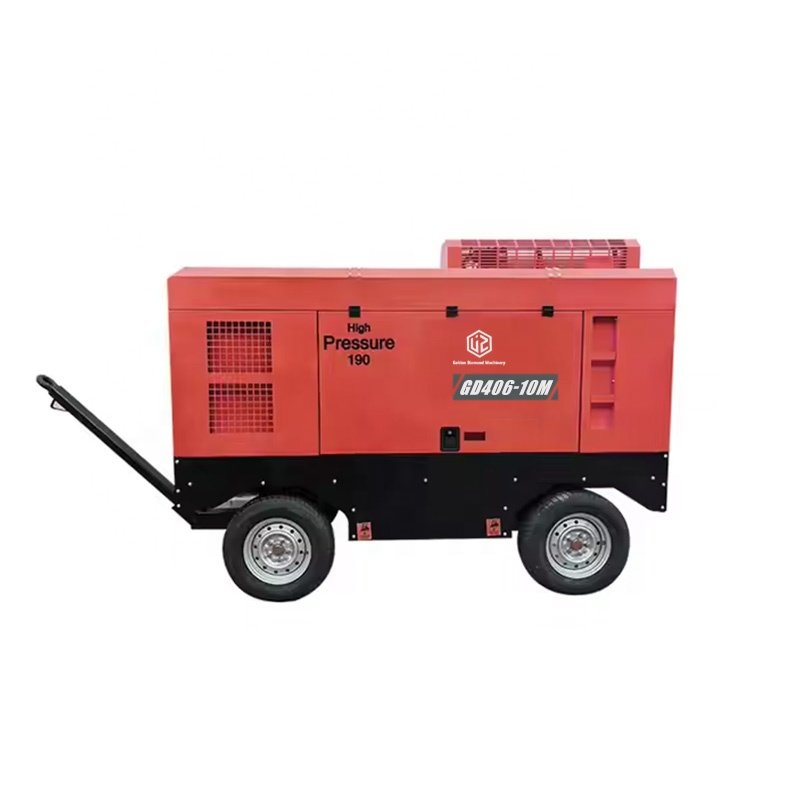 China Supply High Power Yuchai Engine diesel Drive 588kw 6 CylindersJZK40-40 Screw air Compressor