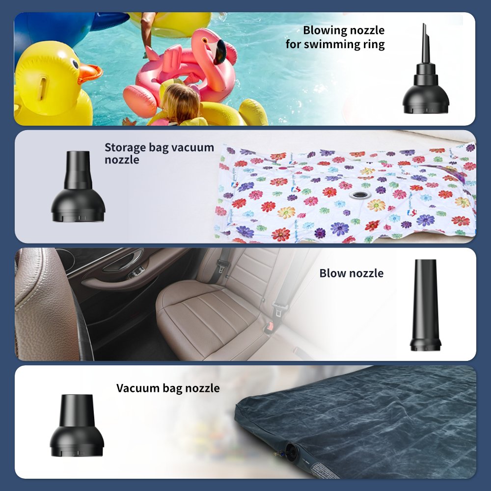 5000mAh Super Power Turbo Fan Handheld Mini Turbo Fan air duster 3 Gears Electric Wireless air duster Small air Blower
