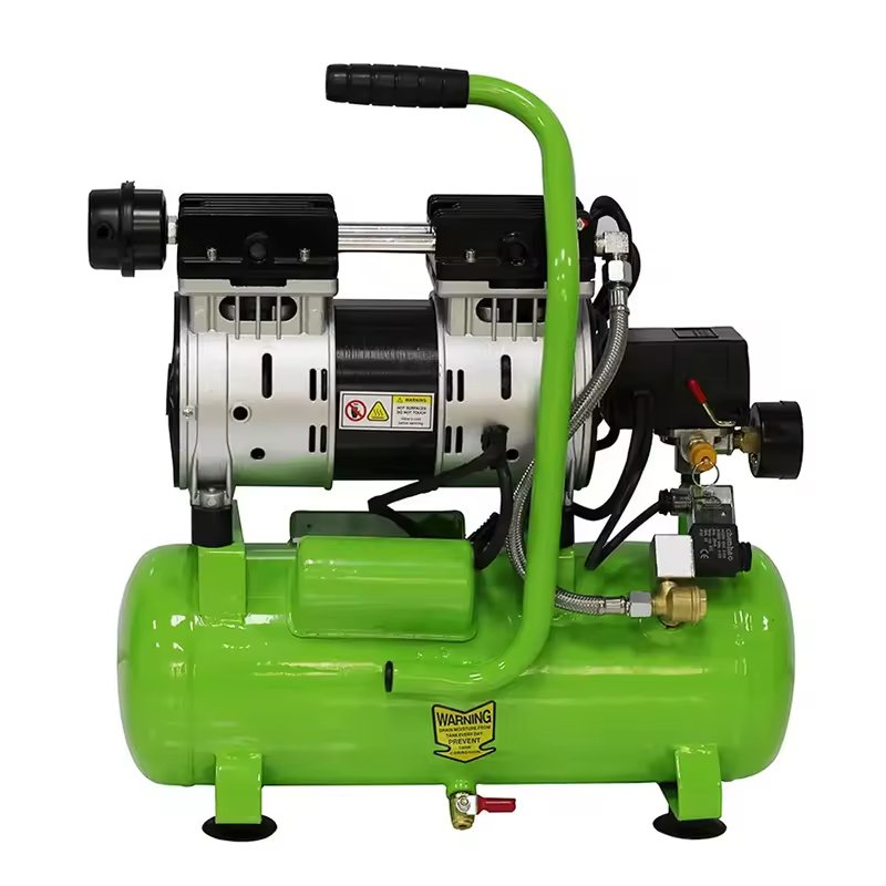Best Silent Electrical Air Compressors 550w 220V 102L/Min Portable Piston Industrial Oil Free Air Compressor for Dental Chair