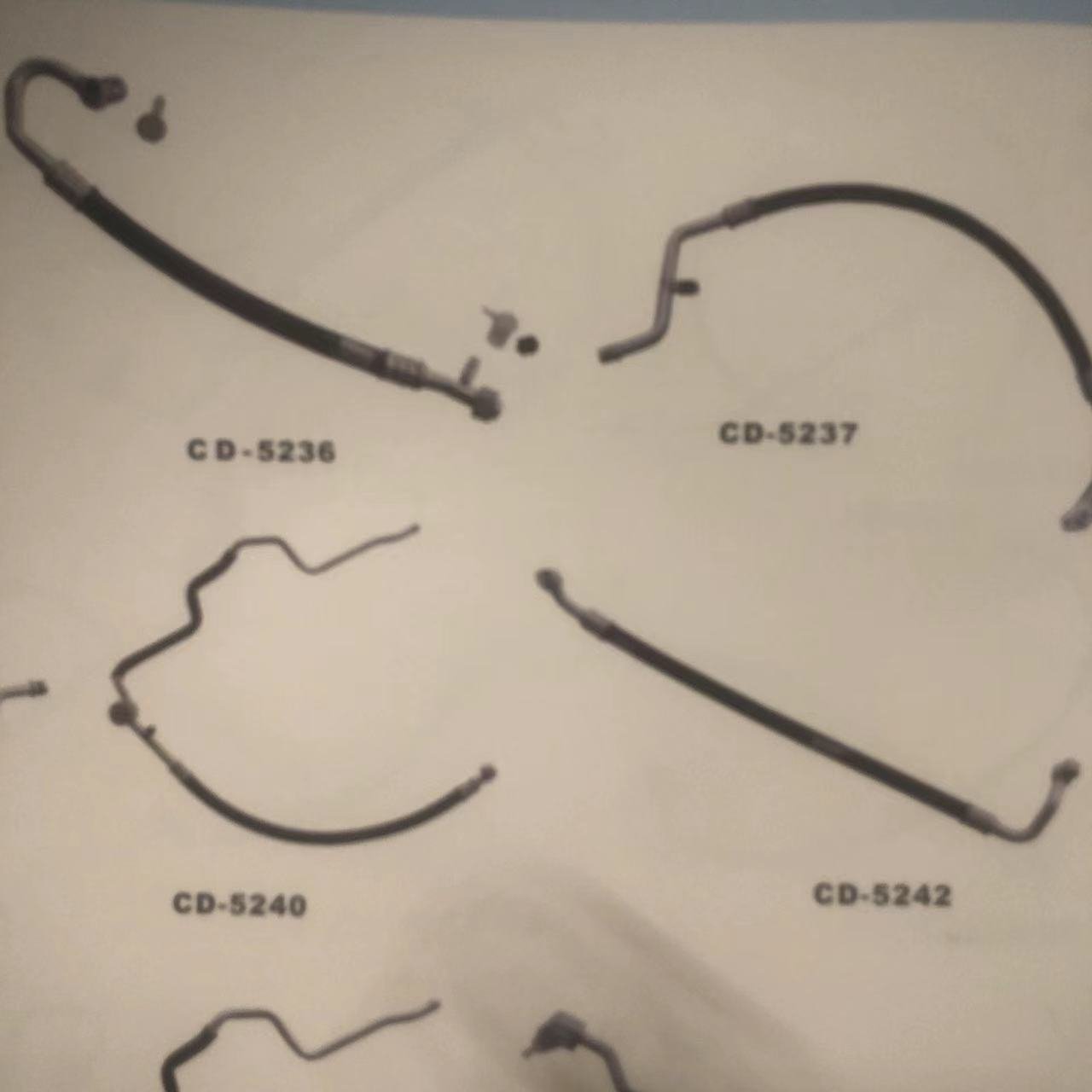 ZW CD-5724 OEM6L1Z19D850BA Automotive air Conditioning Refrigerating Hose air Conditioner Condenser Receiver Hose Assembly