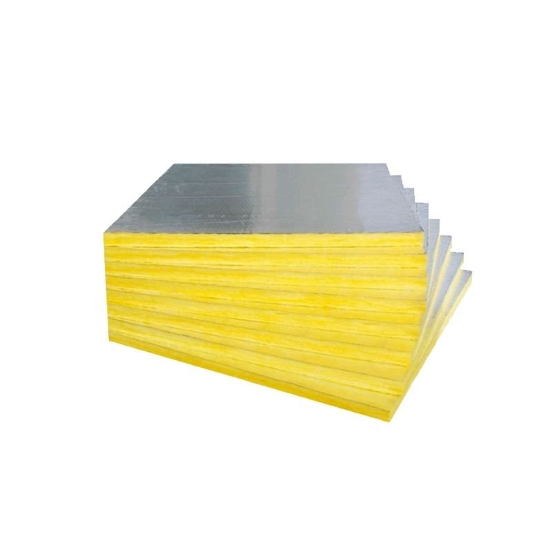 60mm with Alu Foil Faced Soundproof Waterproof Glass Wool Insulation Panel Wall Insulation Board for Building Construction
