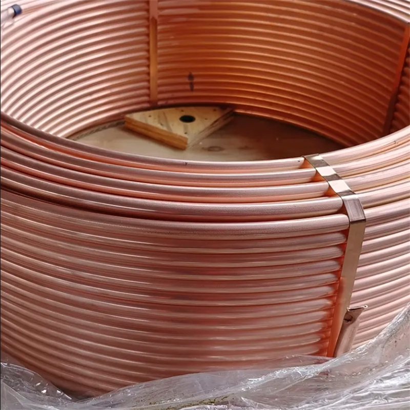 Manufacturers Supply Copper Coil Tube T3 Copper Coil Pipe for Air-conditioning Condensing Pipe