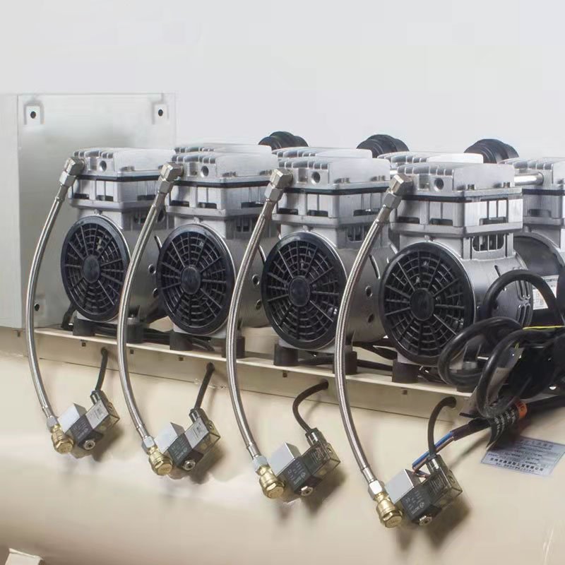High Quality Manufacturer CE Certified Portable Oil Free Silent Air Compressor for Car Wash Shop