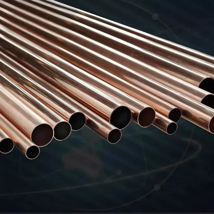 Purple Copper Pipe TP2 air Conditioning Copper Pipe Manufacturers Refrigerator Refrigeration Pipe Coil Wholesale