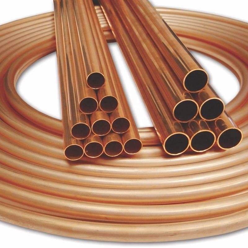 Purple Copper Pipe TP2 air Conditioning Copper Pipe Manufacturers Refrigerator Refrigeration Pipe Coil Wholesale