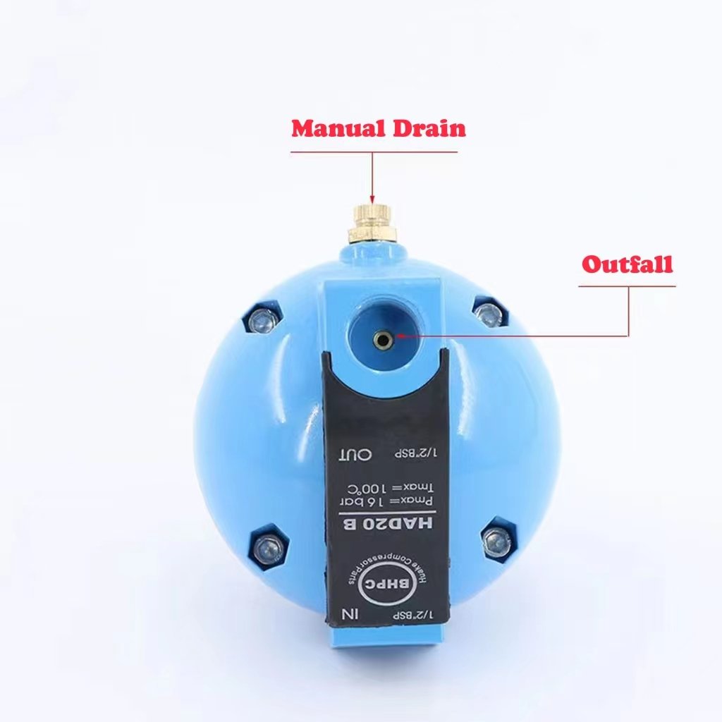 High Repurchase HAD-20B Condensate Auto Drain Valve Spare Part Screw Compressor for Portable air Compressor