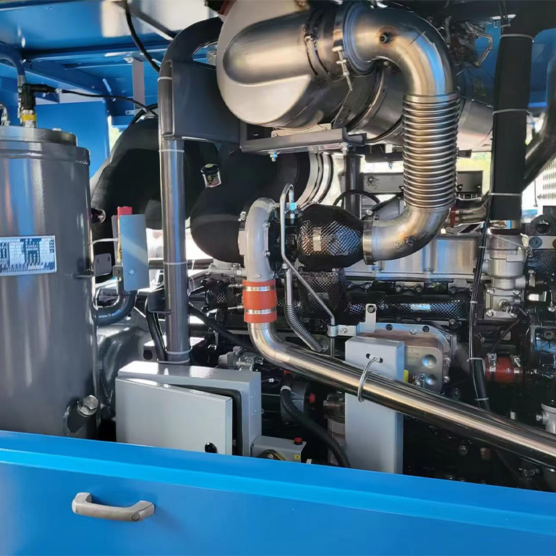Luy150-15A Screw Type Air Compressor 15Bar 15M³/Min Rotating Seat Portable Industrial Screw Compressor