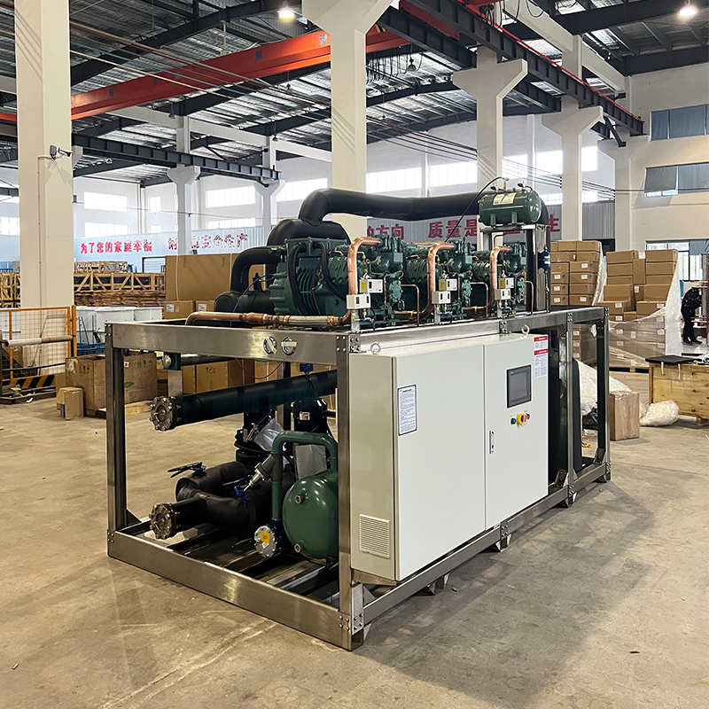Freezing Drier Cooler Cold Storage 12V Open air Cooled Compressor Condensing Unit