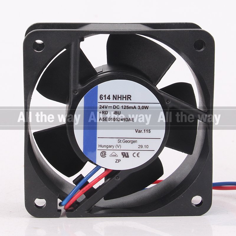 Original German 12V 48V DC24V 1.50A EC AC 60X60X25MM 6CM 6025 Siemens S120 Driver Fan A5E01052493AE 614NHHR Cooling Fan