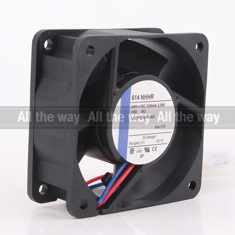 Original German 12V 48V DC24V 1.50A EC AC 60X60X25MM 6CM 6025 Siemens S120 Driver Fan A5E01052493AE 614NHHR Cooling Fan