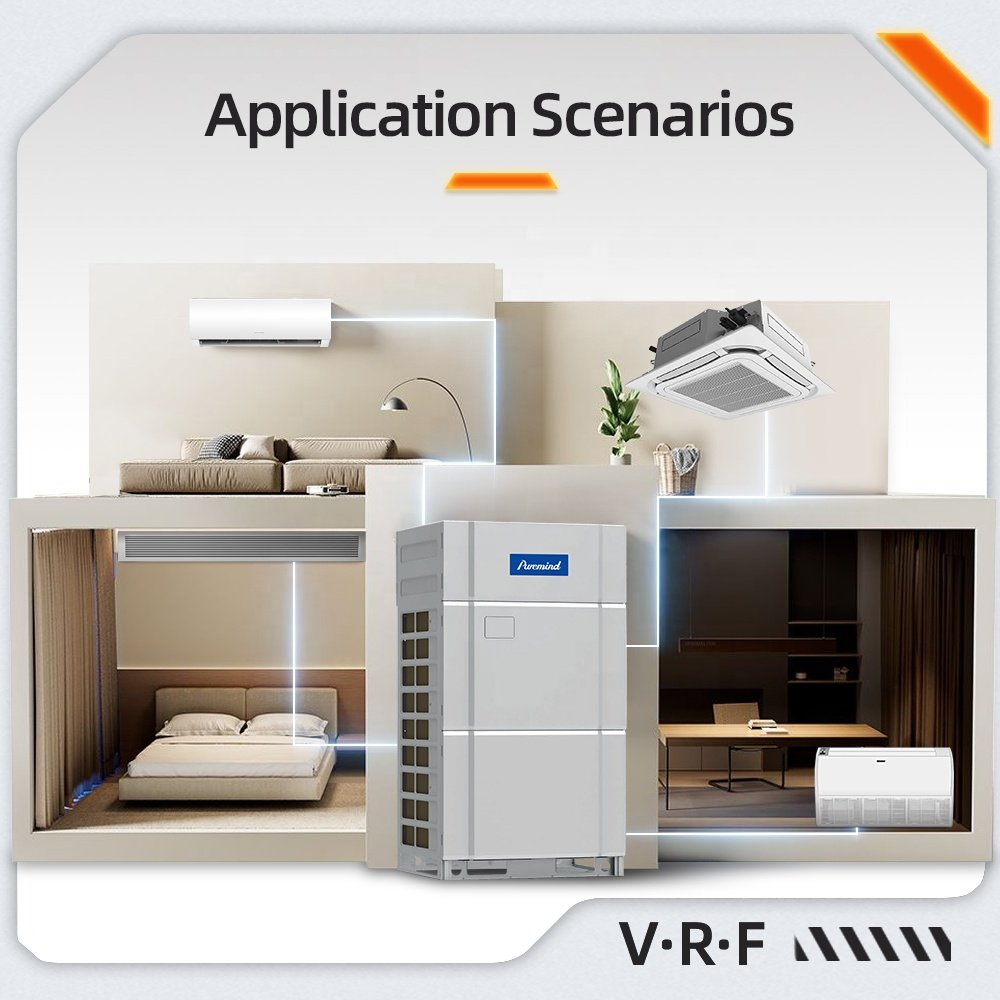 Gree GMV6 VRV VRF HVAC Air Conditioning System Commercial Central Air Conditioner Fan Coil Units Multi Zone Split AC Wifi