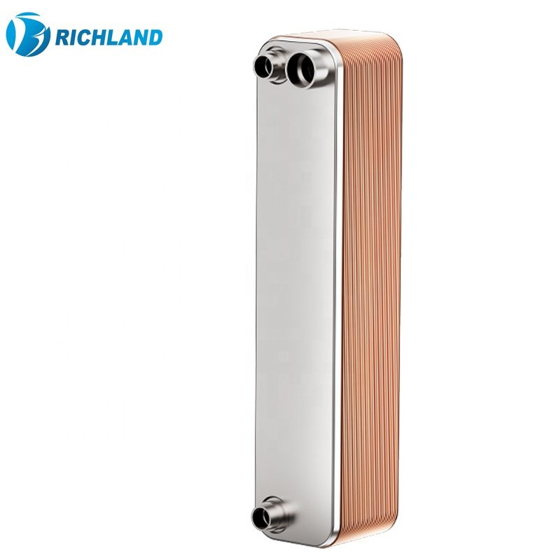 Industrial Counter Flow R32/290/410A Customized 18m3/h Hydraulic Cooler SUS304/316L Brazed Plate Heat Exchangers Cooling Coil