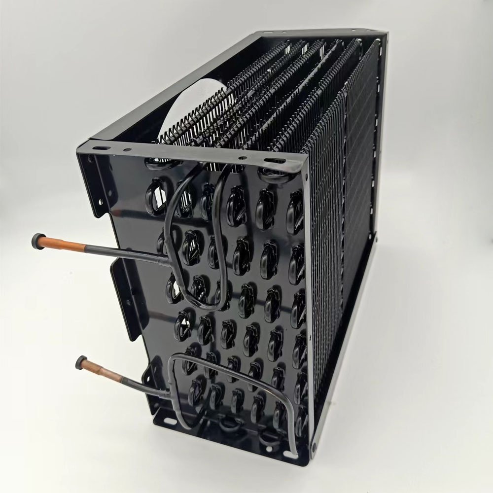 Factory Supply Freezer Parts Copper Tube Aluminium Double Air Tube Condenser Evaporator Radiator for Fridge Free Cooler