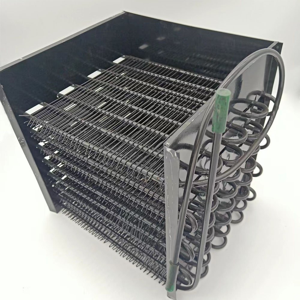 Factory Supply Freezer Parts Copper Tube Aluminium Double Air Tube Condenser Evaporator Radiator for Fridge Free Cooler