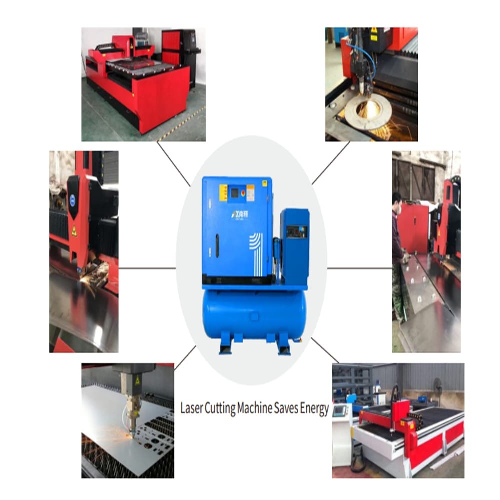 China 22kw 30hp Pm Vsd Rotary Screw Air Compressor 4-in-1 Integrated Screw Air Compressor for Fiber Laser Cutting