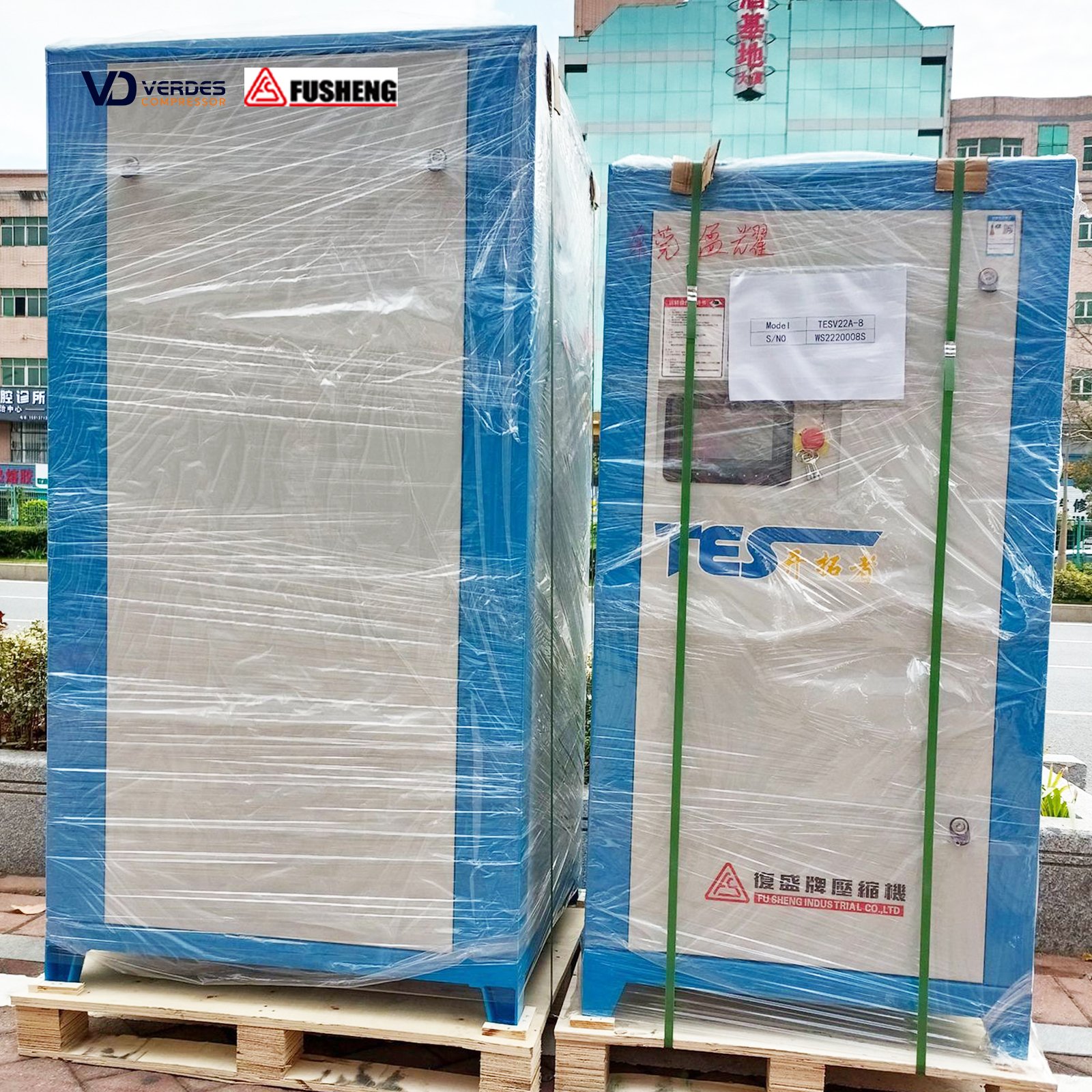 Advanced Variable Speed Rotary Screw Compresor air Compressor 7.5kw 15kw 22kw 37kw Fusheng Screw air Compressor