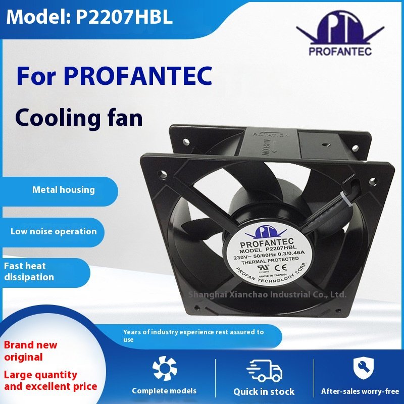 Taiwan Profantec Electric Cooling Blower Fan P2207Hbl P2175Hbl/T P2173Hbl/T Models for Hong 3000rpm Speed Plastic Wall ODM