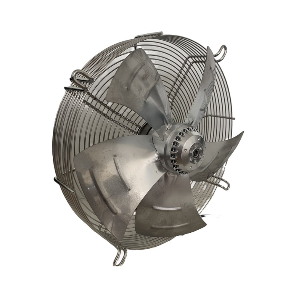 400mm Industrial Silver AC Condenser Cooling Axial Flow Fan Motor for Refrigerator & Air Conditioning Units