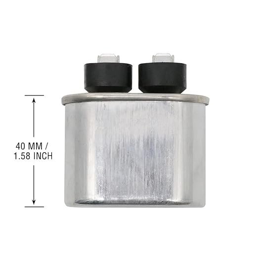 5 uF 5 MFD 370V Run Capacitor CBB65 Air Conditioner Capacitors for Fan Motor Start, Heat Pump, or Condenser Straight Cool