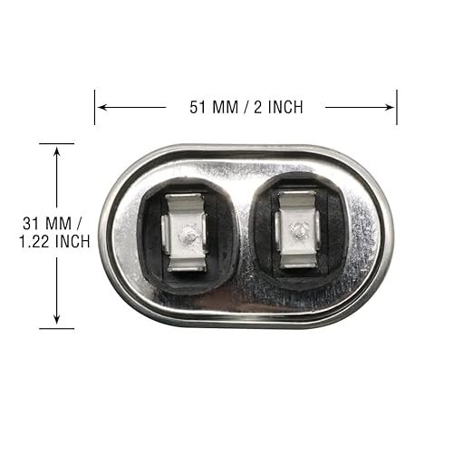 5 uF 5 MFD 370V Run Capacitor CBB65 Air Conditioner Capacitors for Fan Motor Start, Heat Pump, or Condenser Straight Cool
