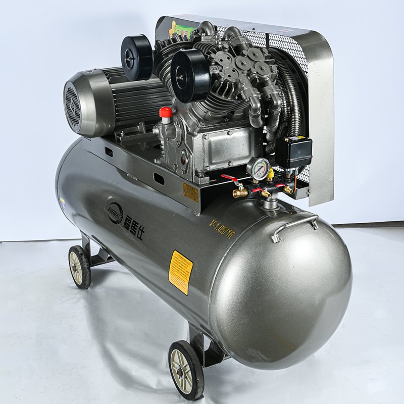 Factory Price Universal Belt Drive Piston Air Compressor 7.5Kw 1.6Mpa 300L with Engine for Industry