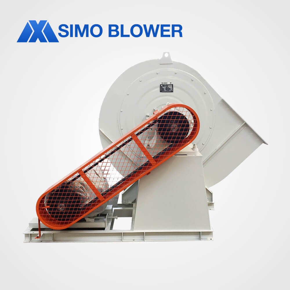 Industrial Hot Air Wood Chip Blower Three Phase Electrical Motor Centrifugal Fan