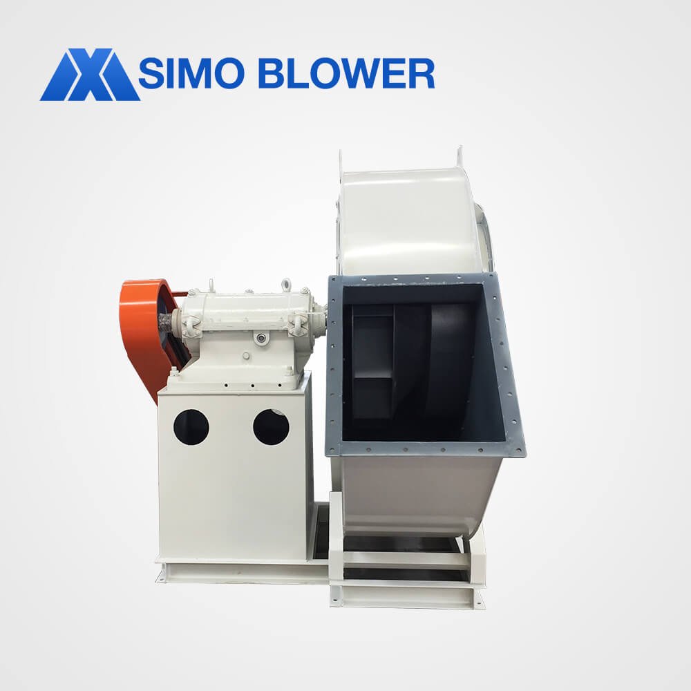 Industrial Hot Air Wood Chip Blower Three Phase Electrical Motor Centrifugal Fan