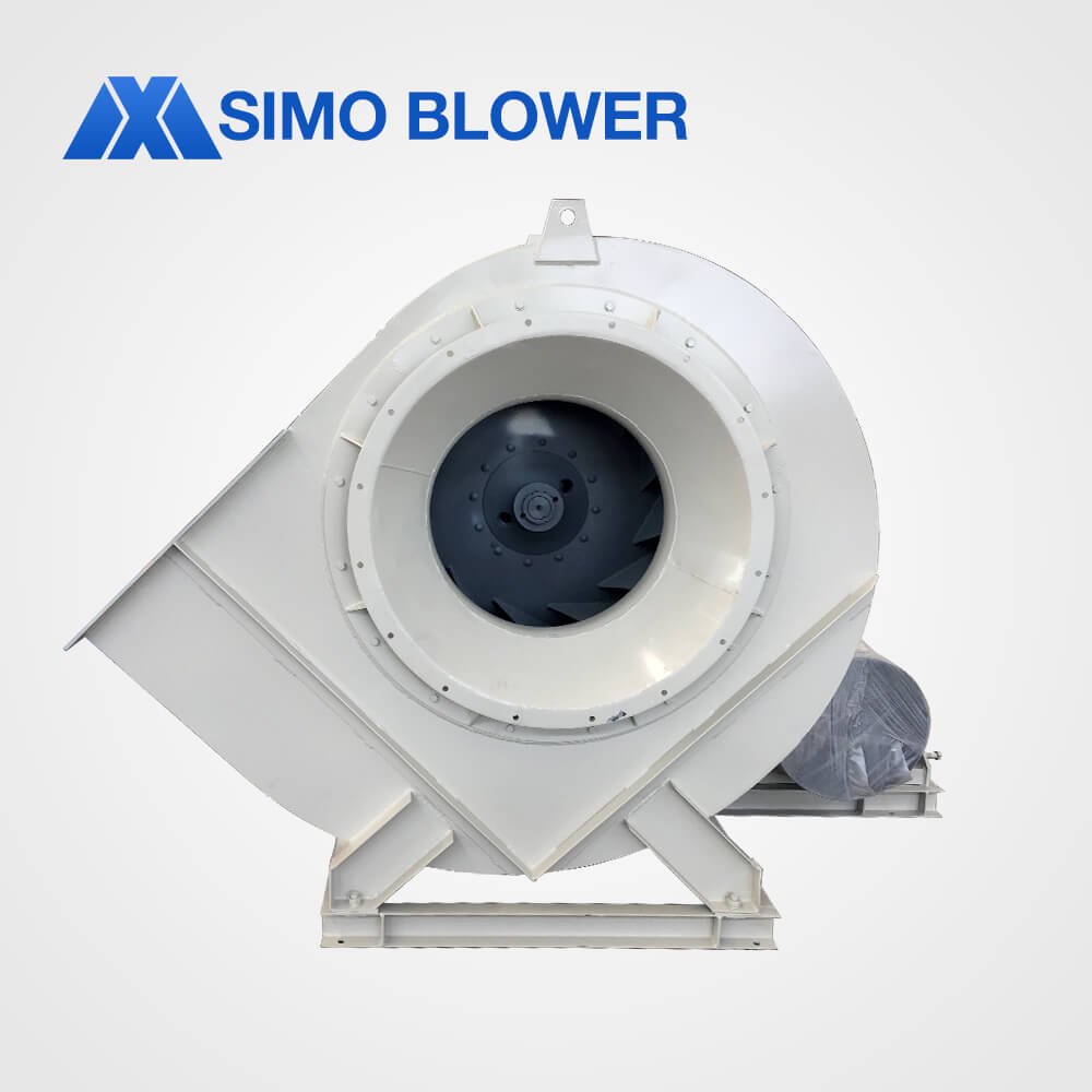 Industrial Hot Air Wood Chip Blower Three Phase Electrical Motor Centrifugal Fan