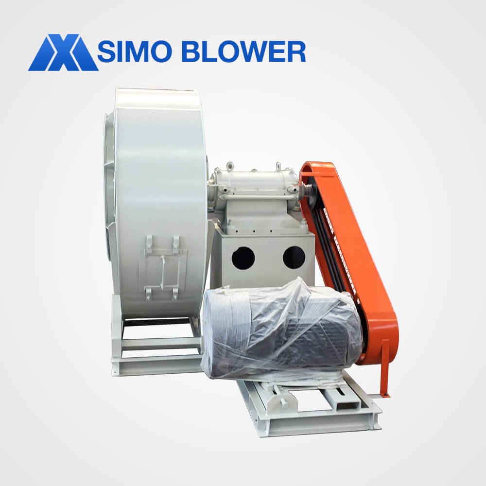 Industrial Hot Air Wood Chip Blower Three Phase Electrical Motor Centrifugal Fan