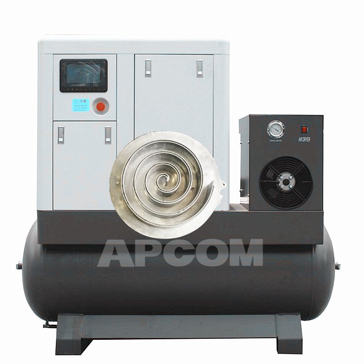 Scroll Food Air Compressor Oilless Screw Air Compressor Medical Oil Free Air Compressor
