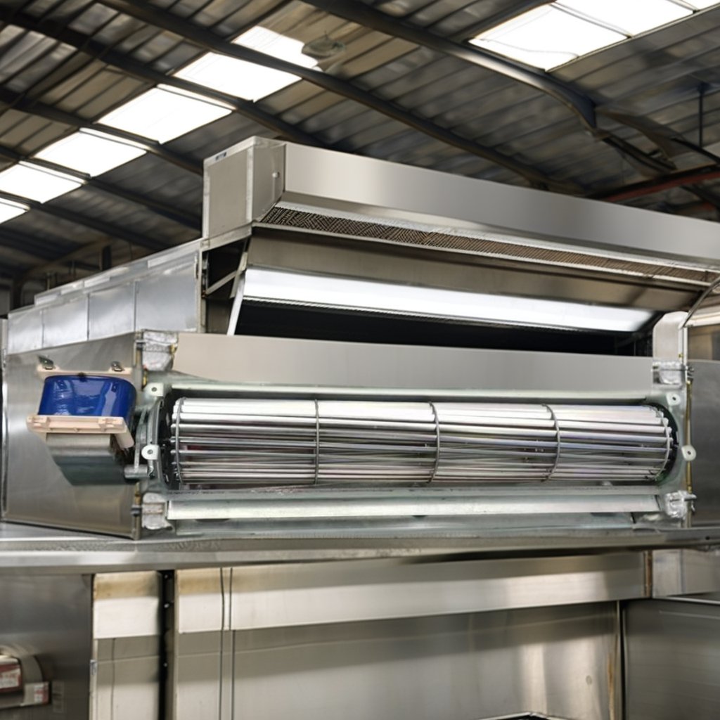COOLFONG 60300U AC 110V 220V Kitchen Gas Tangential Fans Ball Bearing Electric Ovens Crossflow Blower Fans