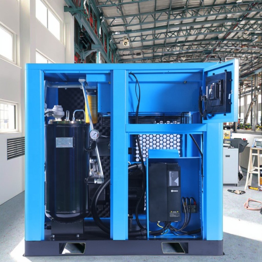 2024 Best Selling 7.5/15/22kw Oil Less Variable Frequency Speed Screw air Compressor for Industry Use Compressor air