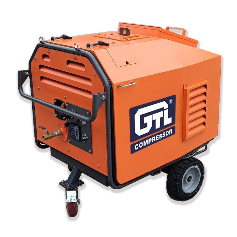 GTL POWER MMDS70S10F-NR2 70cfm 10bar Durable DIesel Screw Portable Air Compressor