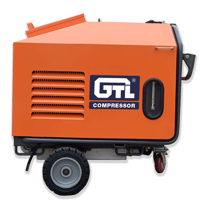 GTL POWER MMDS70S10F-NR2 70cfm 10bar Durable DIesel Screw Portable Air Compressor