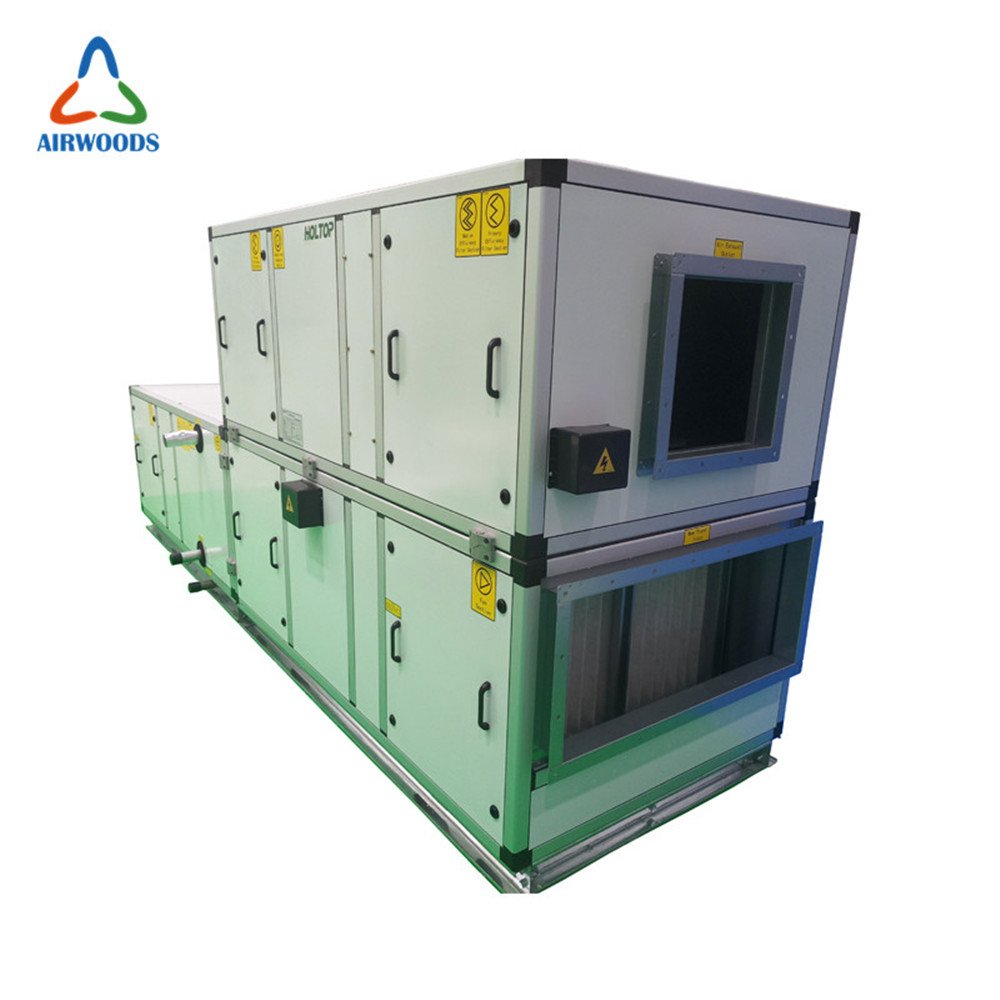 Fresh air Handling Unit System FAHU With Condensing Unit 60kW Cooling