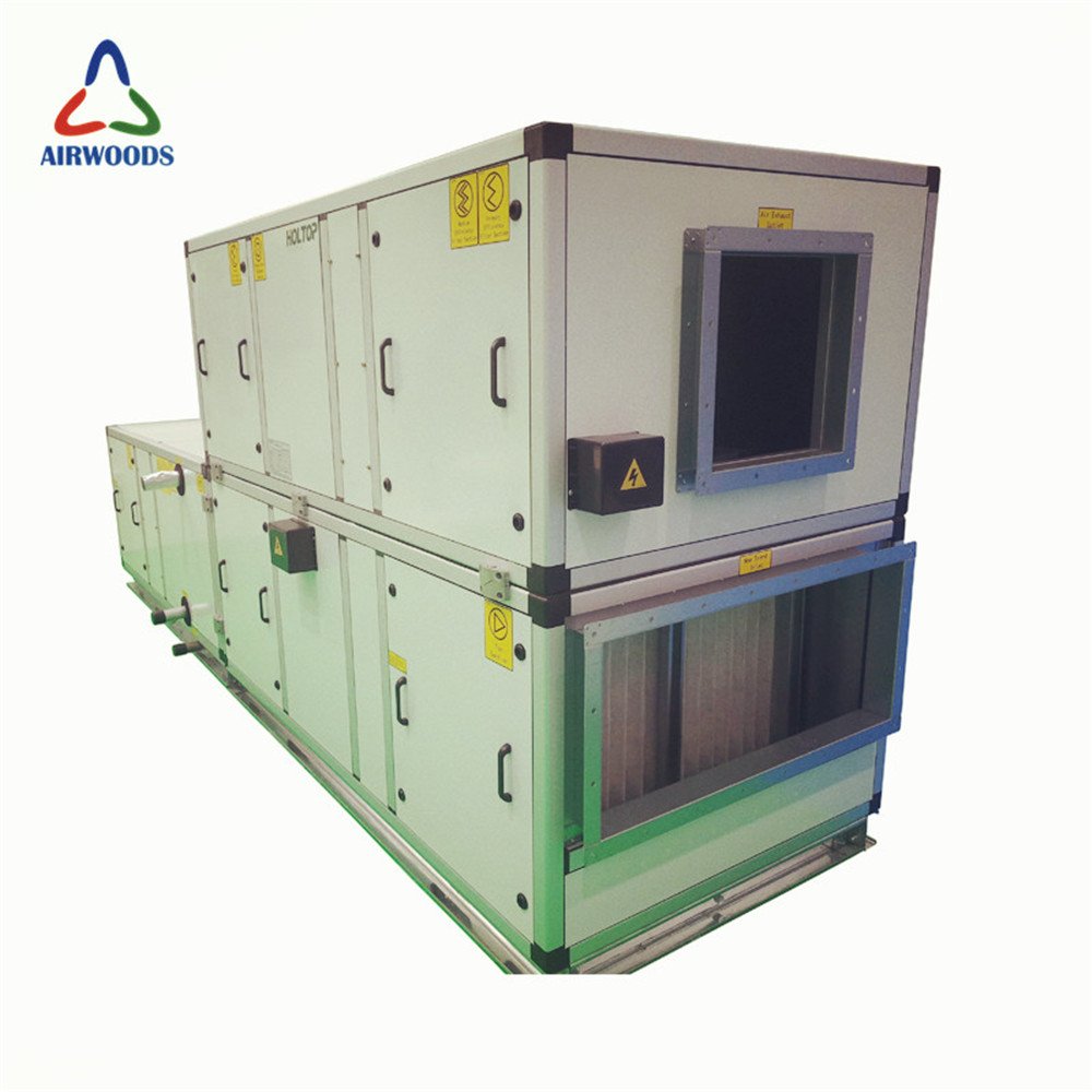 Fresh air Handling Unit System FAHU With Condensing Unit 60kW Cooling