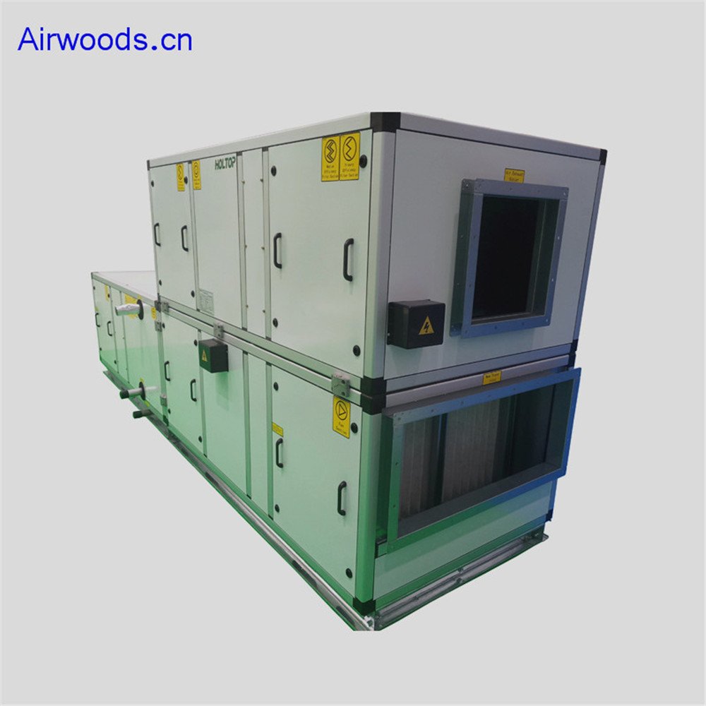 Fresh air Handling Unit System FAHU With Condensing Unit 60kW Cooling