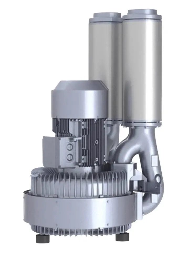Blower Two-stage 2RB 820-7HH37 12.6KW High Pressure Blower Fish Aeration vortex Aeration Pump Blower