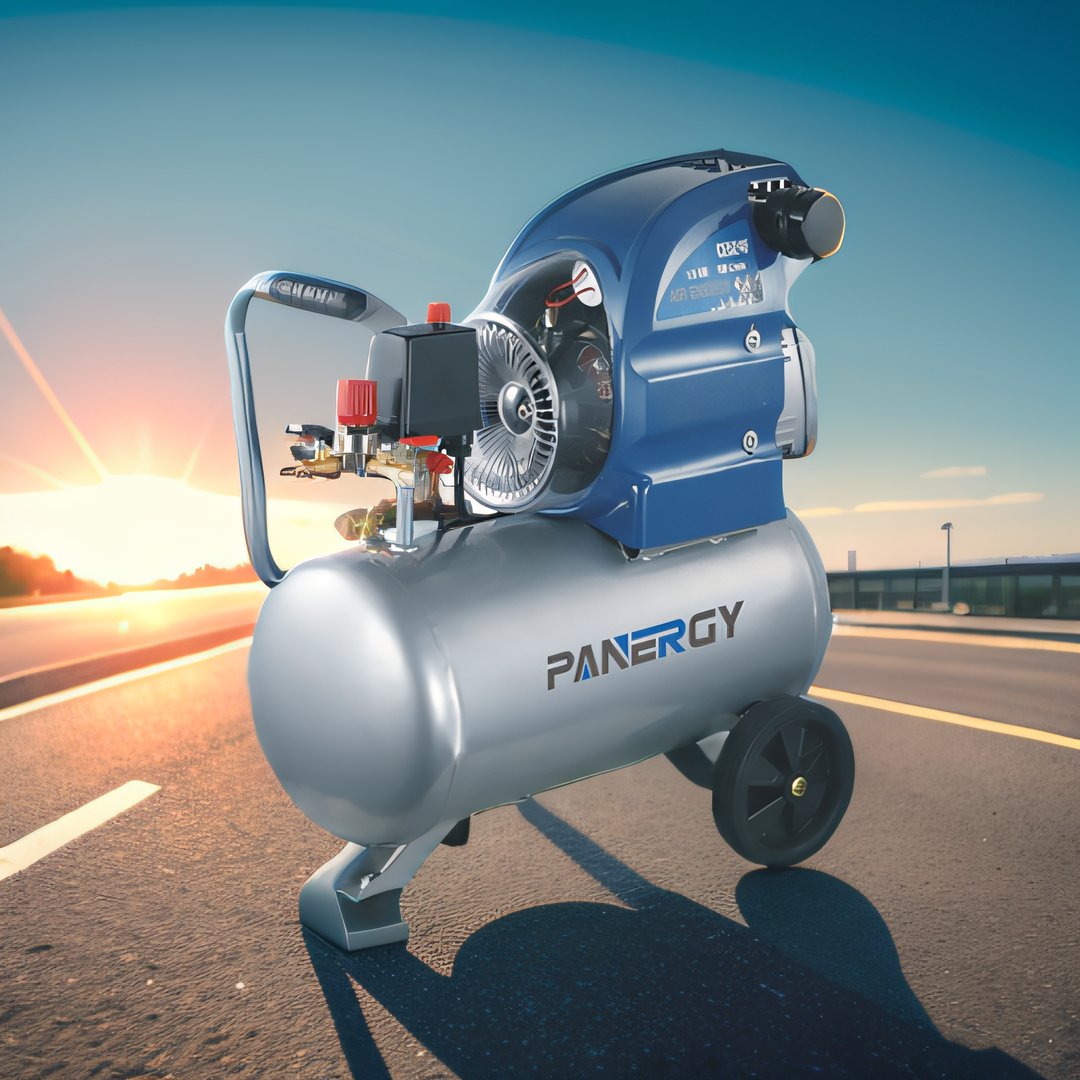 Panery High Power Electric 1.8Kw 2.5Hp Movable 169L/Min Pressure 8Bar Direct-Connected Air Compressor 50 Liter Tank for Sale