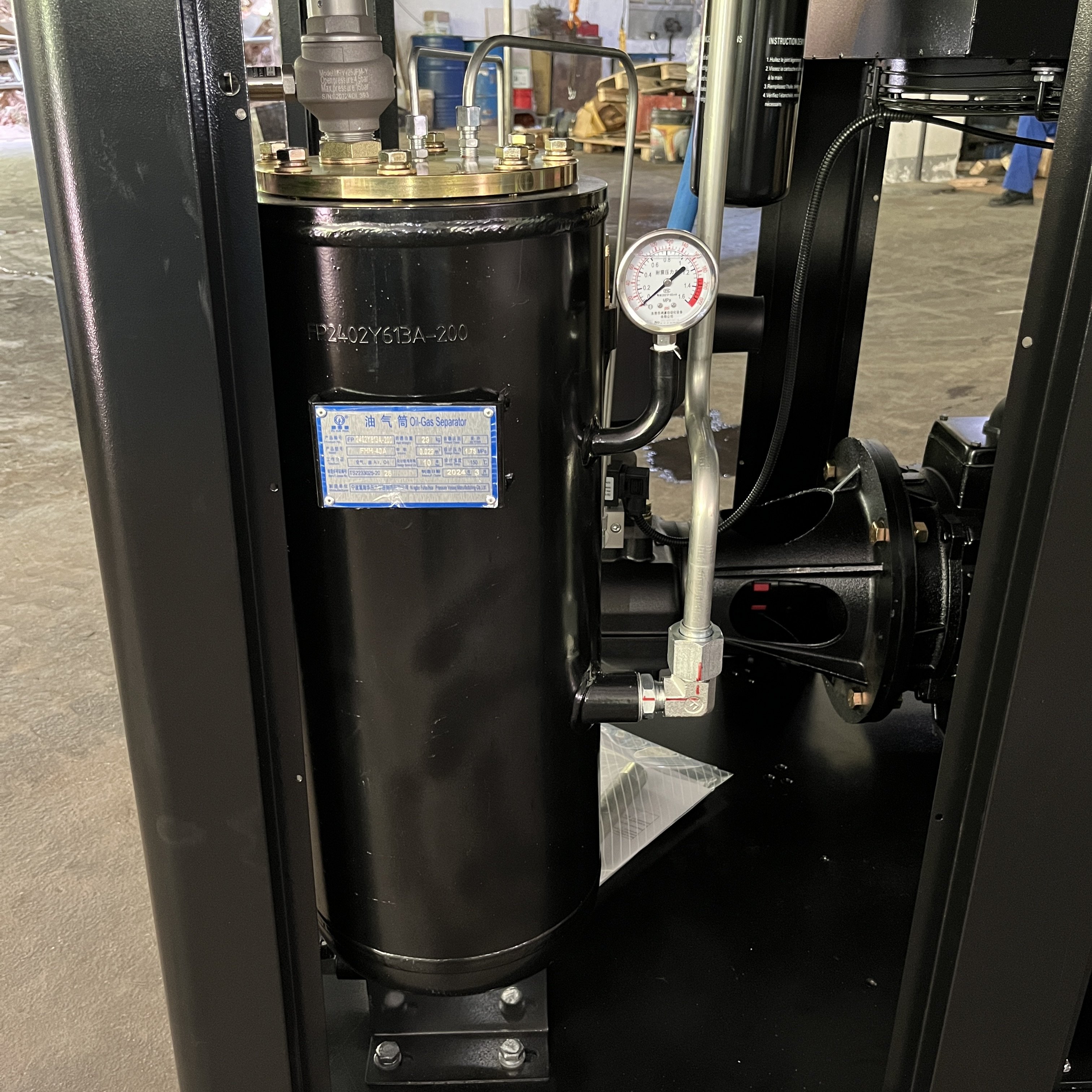 CE Certified 30HP 22KW IP54 Fixed Speed Screw Air Compressor 220V/60HZ 380V/50HZ 3 Phase 8Bar Pump Engine Motor Gear IP54