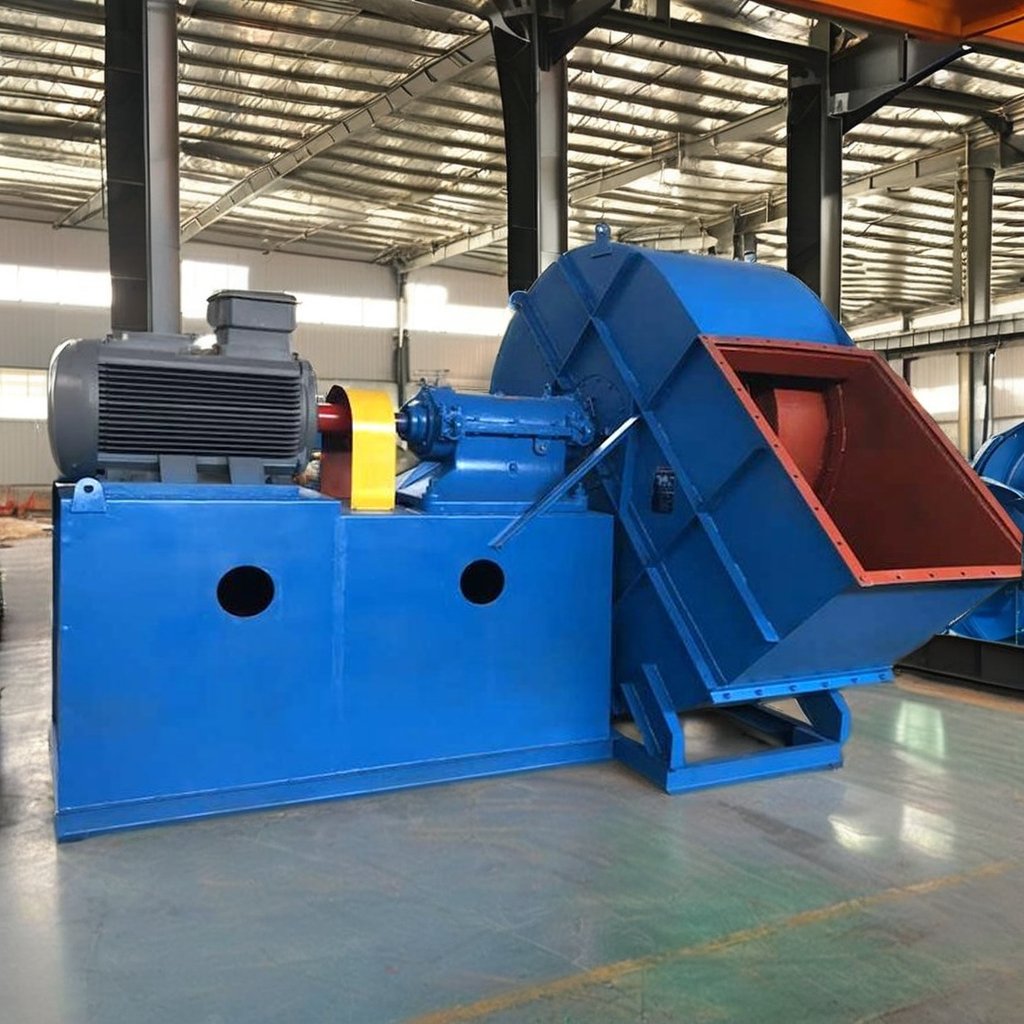 High Temp 300C Resistant Low Noise Induced Draft Centrifugal Blower Fan Refinery Cast Iron Free Standing Exhaust Ventilation