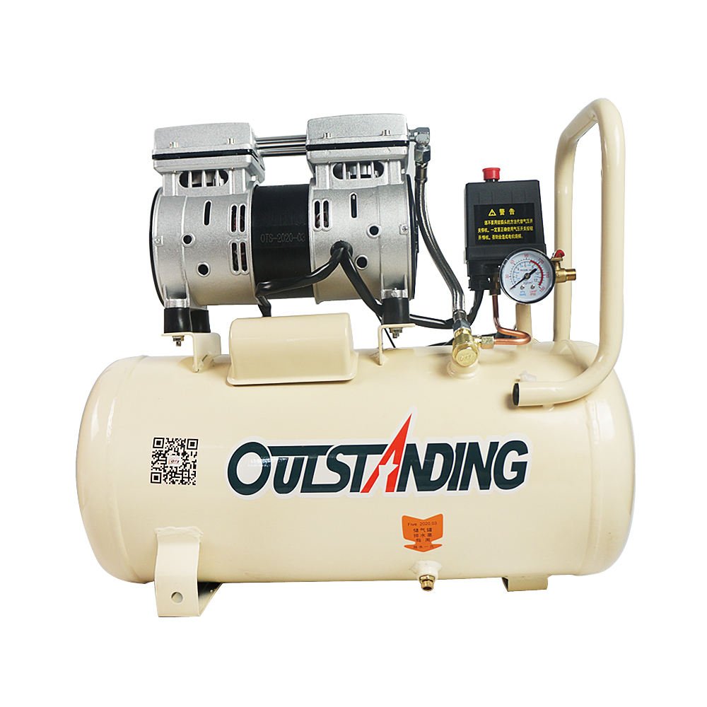 Industrial Outstanding Oil-Free Air Compressor 550W 30L 0.7MPA Quiet High-pressure Pump Spraying Gun Tools With Free Gifts Kit