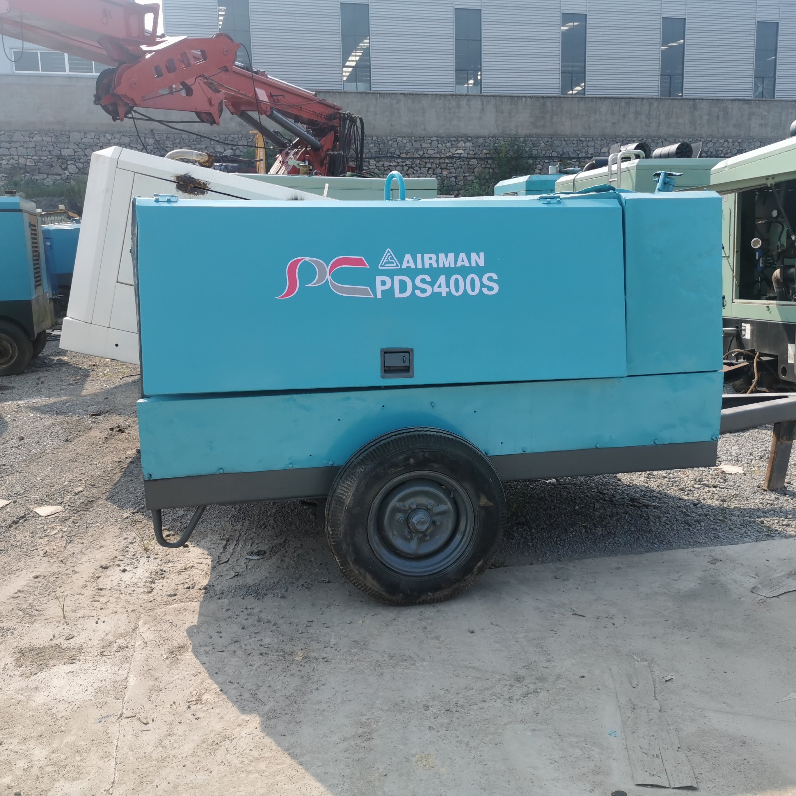 400cfm Second Hand 2016 Model Air Man PDS400S Low Pressure Small Portable diesel Screw air Compressor
