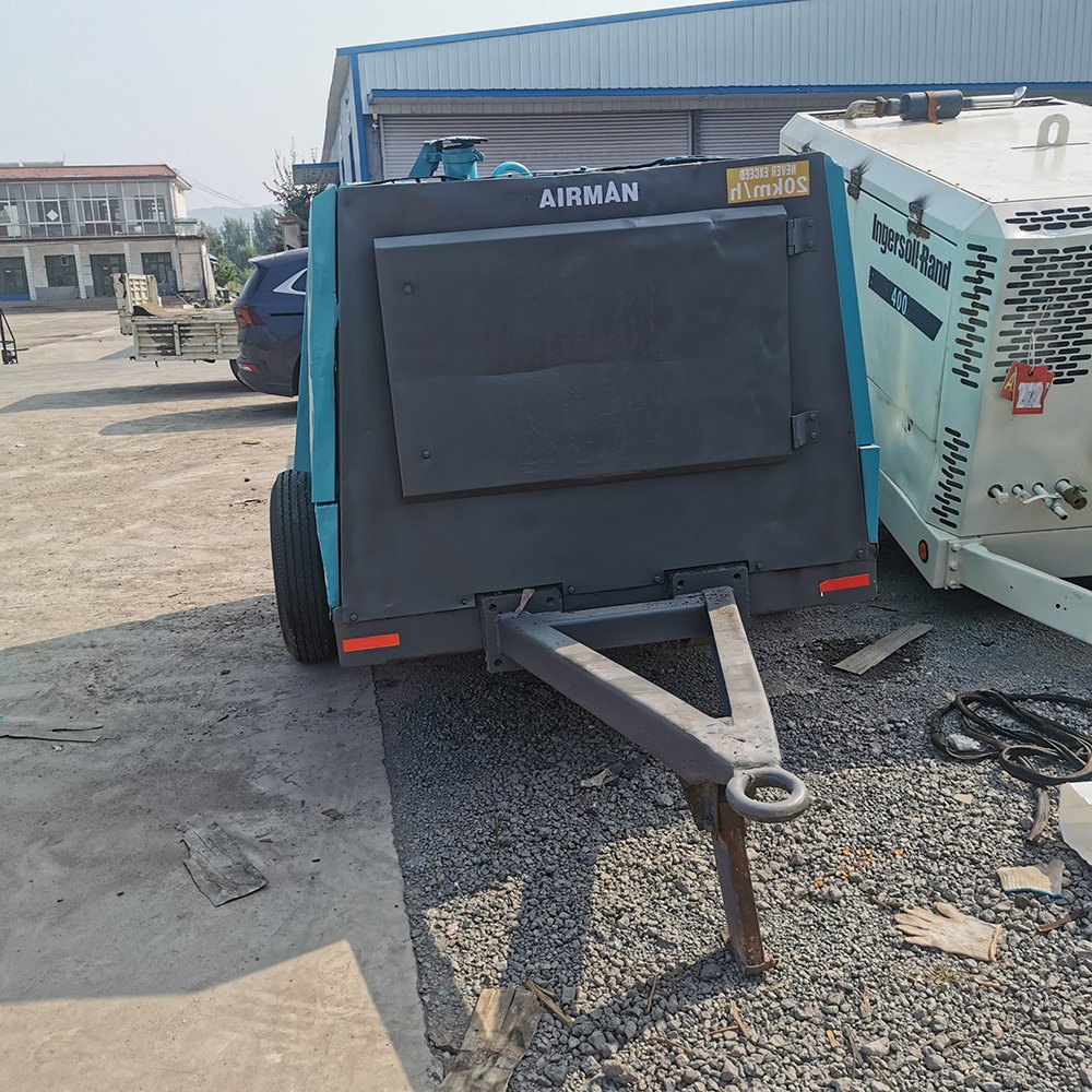 400cfm Second Hand 2016 Model Air Man PDS400S Low Pressure Small Portable diesel Screw air Compressor