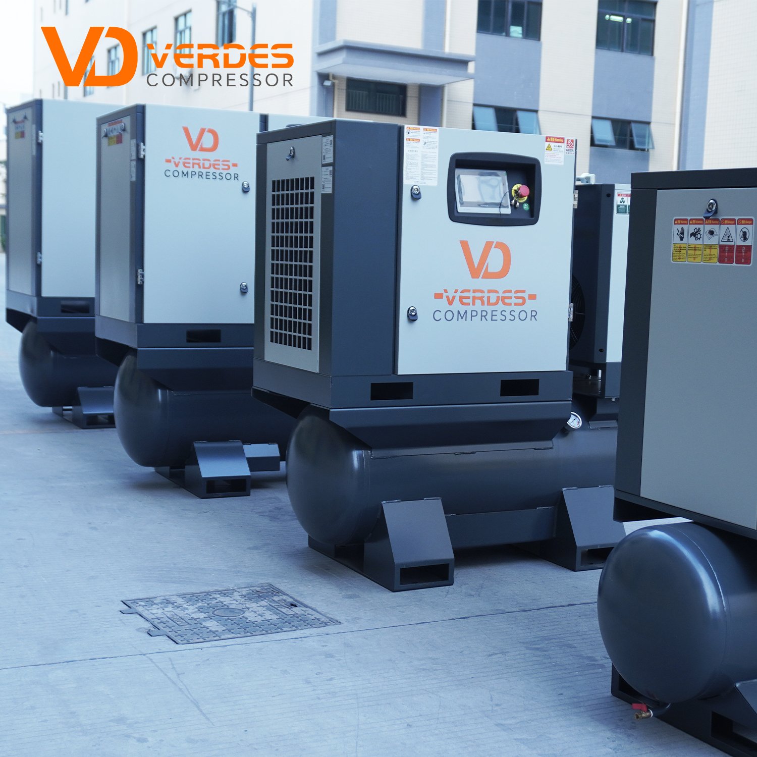 20 hp 22 kw 30hp Industrial Rotary Screw air Compressor 15 16 bar Screw Air-compressor With Dryer tank for Laser Cutting Machine
