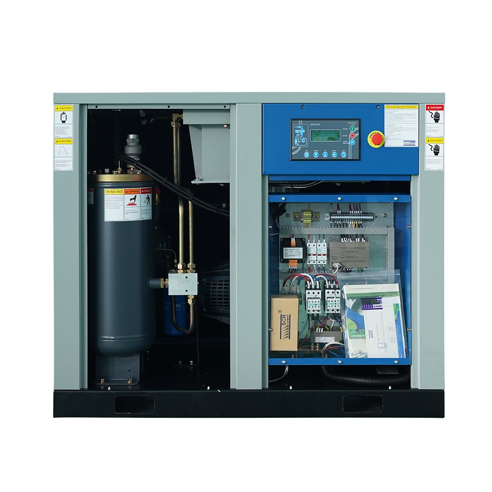 SCR75D 55 kw 75 hp China Low Noise Direct Driven air Compressor Price for Textile Factory