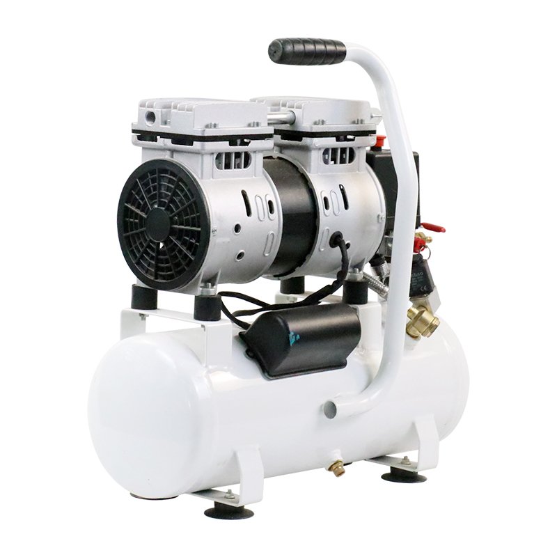 2024 High Quality Silent Oil Free 0.75HP 8Bar 9L Portable Air Compressor