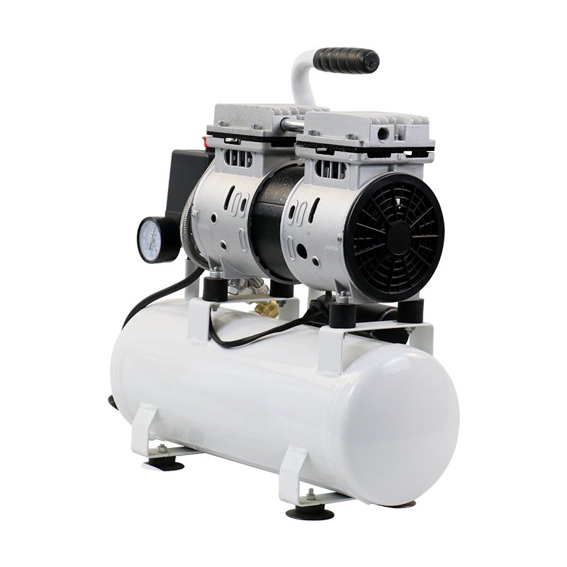 2024 High Quality Silent Oil Free 0.75HP 8Bar 9L Portable Air Compressor