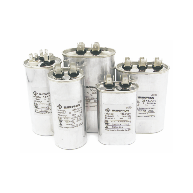 Factory direct supply price aluminum case 1uf-80uf capacitors good quality CBB capacitors condenser